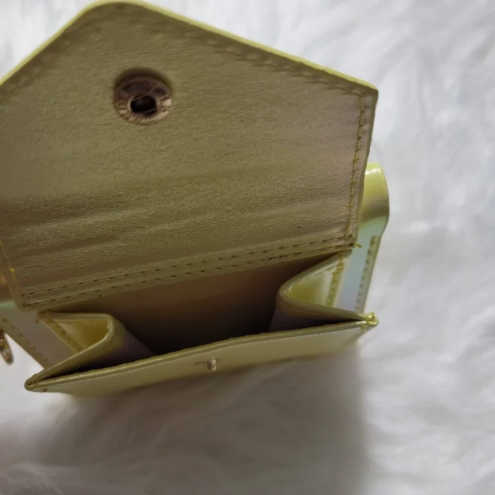 Claire's Lemon Trifold Wallet